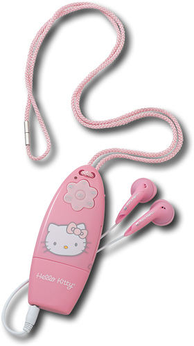 This sweet Hello Kitty MP3/USB Stick is two neat devices in one.